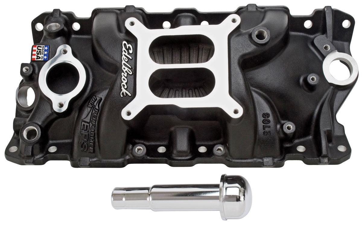 196477 Chevelle Intake Manifold, Performer EPS w/oil Fill Tube, by