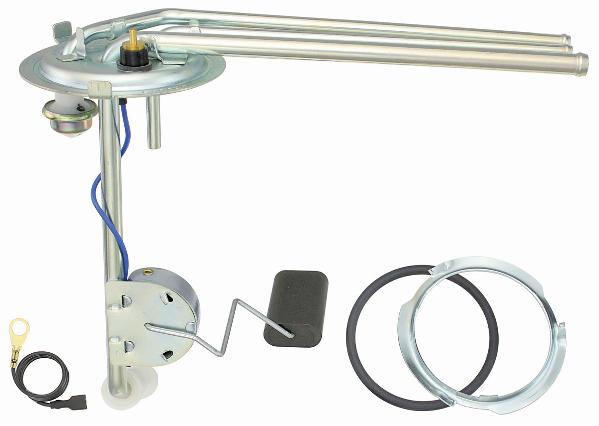 197377 Chevelle Fuel Tank Sending Unit 3 Outlet, 3/8” Line, Exc