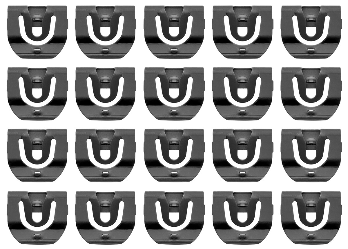 196467 Chevelle Window Molding Attachment Clips Front