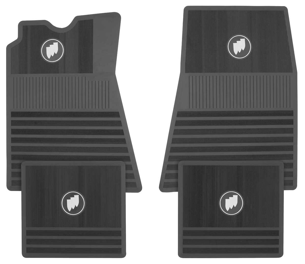 196376 Riviera Floor Mats, Buick TriShield Front & Rear for years