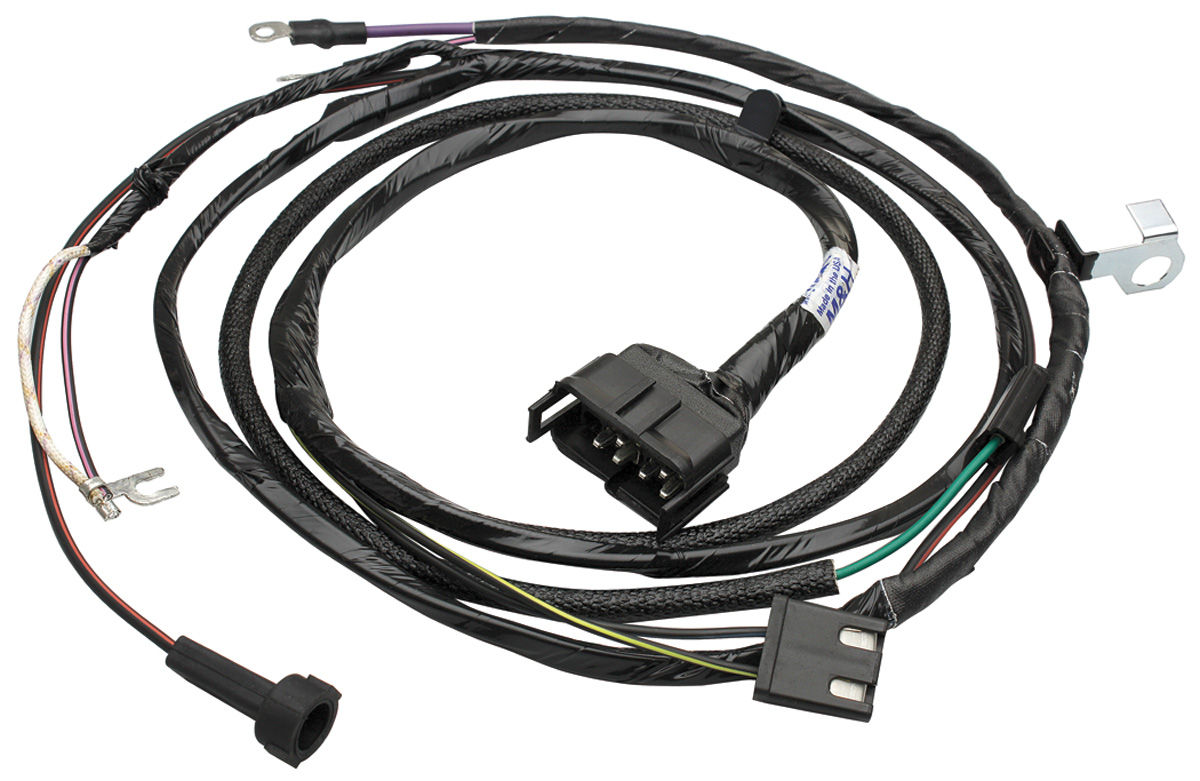1964 el camino engine harness v8 w gauges by m h opgi com