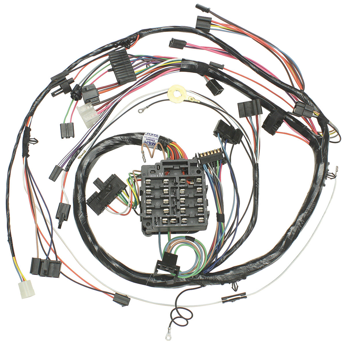 1972 Chevelle Fuse Box Diagram