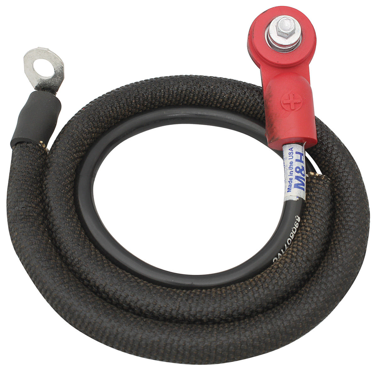 1972 Chevelle Battery Cable, Side Post Positive V8, 307350, by M&H