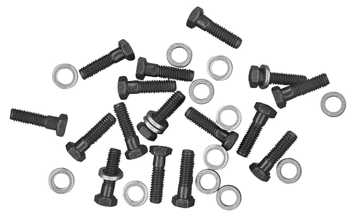 Exhaust Manifold Bolts, Original Small Block, bolts & washers Fits 1967