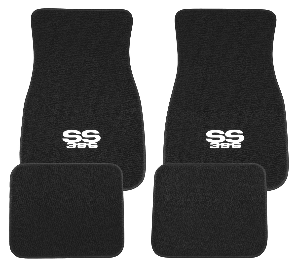 ACC Chevelle Floor Mats, Carpet Matched Oem Style Front And Rear "SS