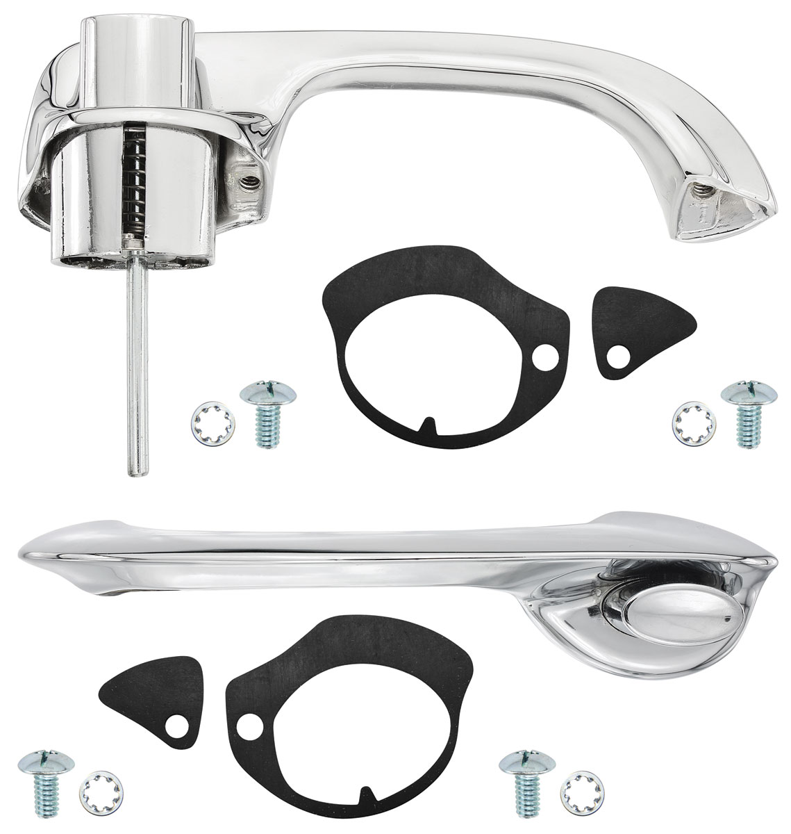 Door Handle Replacement Kit Front Grand Prix Fits 196972 Grand Prix