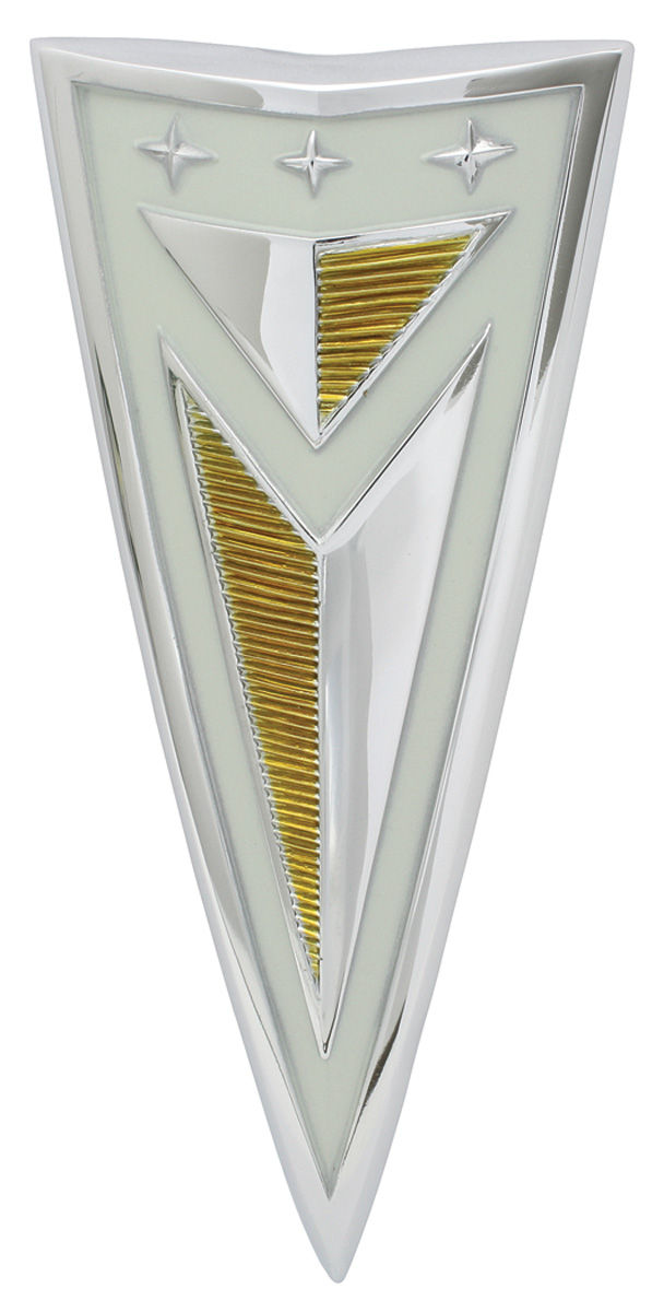 Grand Prix Deck Lid Emblem, 1962 Pontiac (Arrowhead)