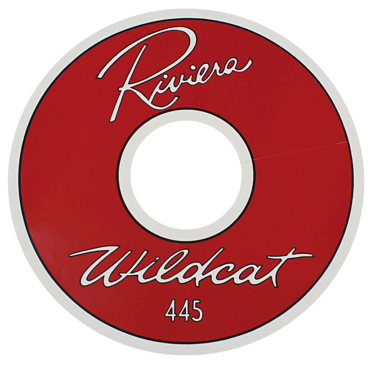1963 Air Cleaner Decal Riviera Wildcat 445 14 Quot Clear