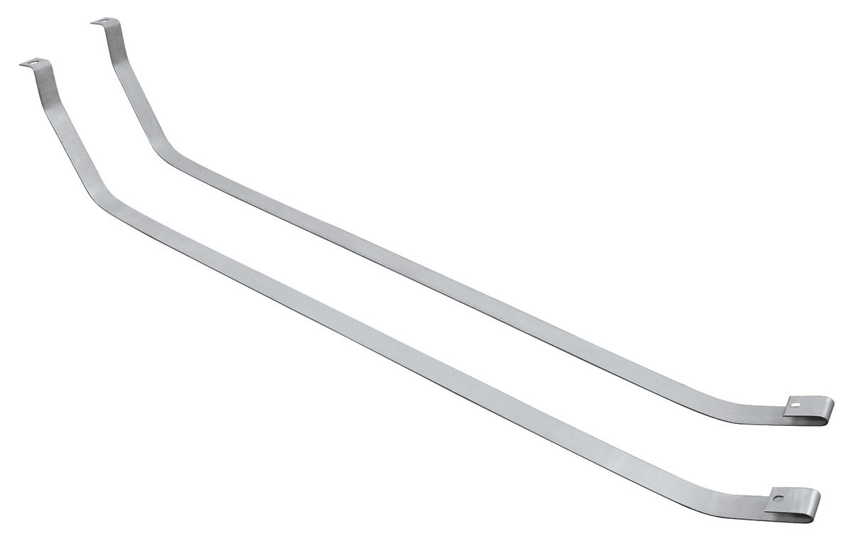 19611964 Bonneville Fuel Tank Mounting Straps, Steel Galvanized Steel