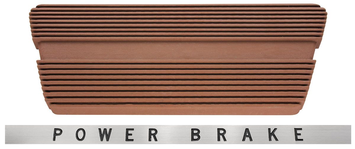 Riviera Pedal Pad Brake W Trim Plate Specify Color Fits