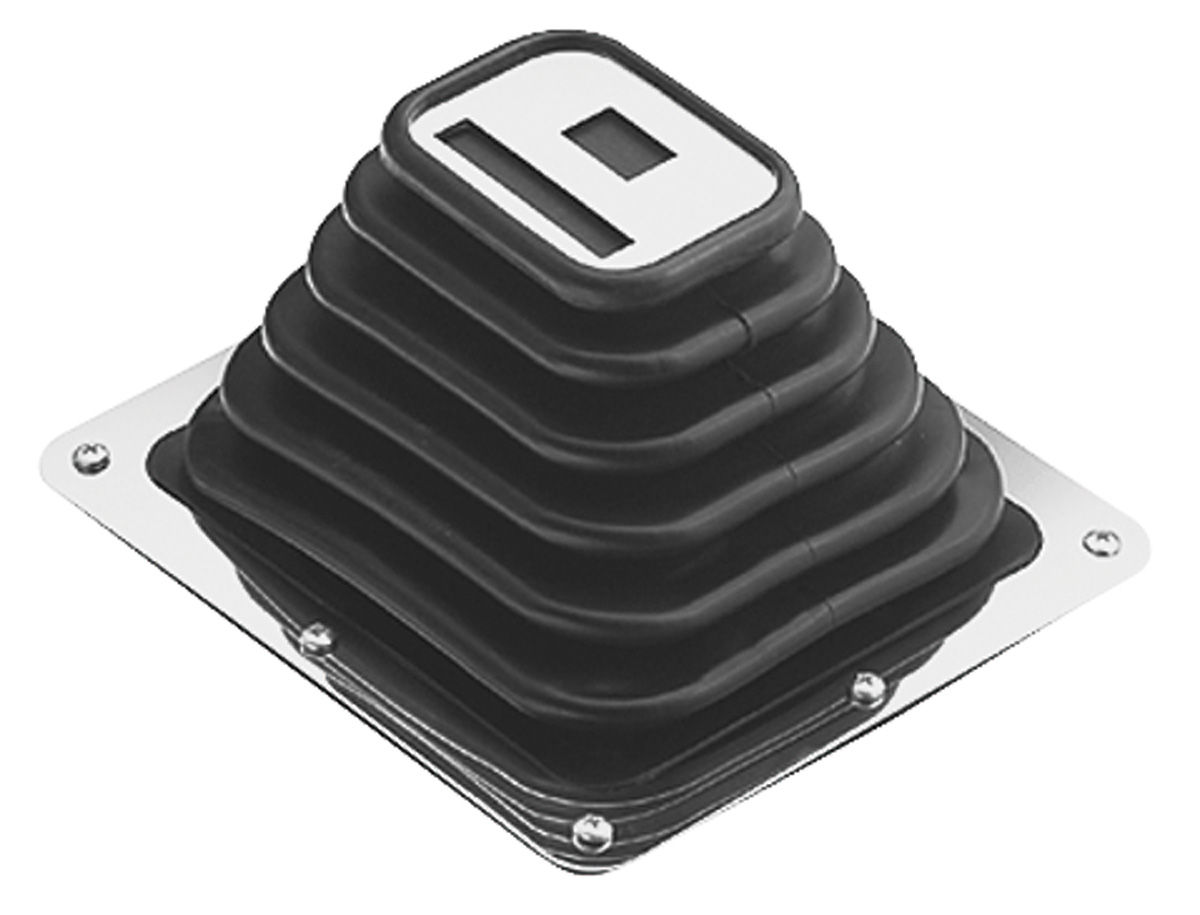 B&M Shifter Boot, Hurst Super Shifter, 73/4" x 83/4" base Fits 1961