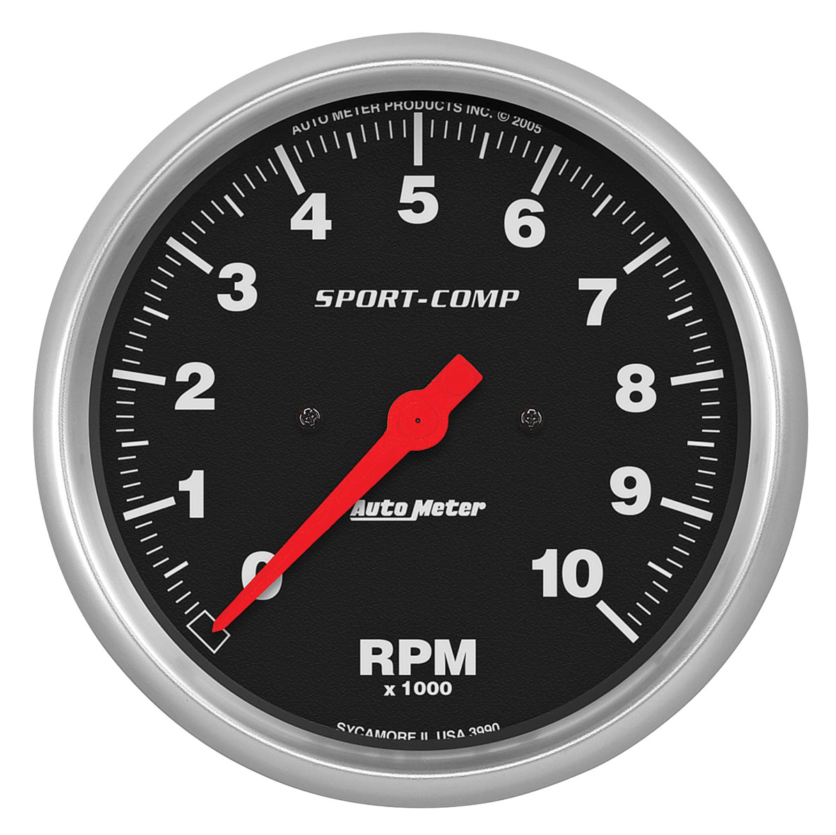 196477 Chevelle Gauges, Carbon Fiber Series 5" "in Dash" Tach (10,000