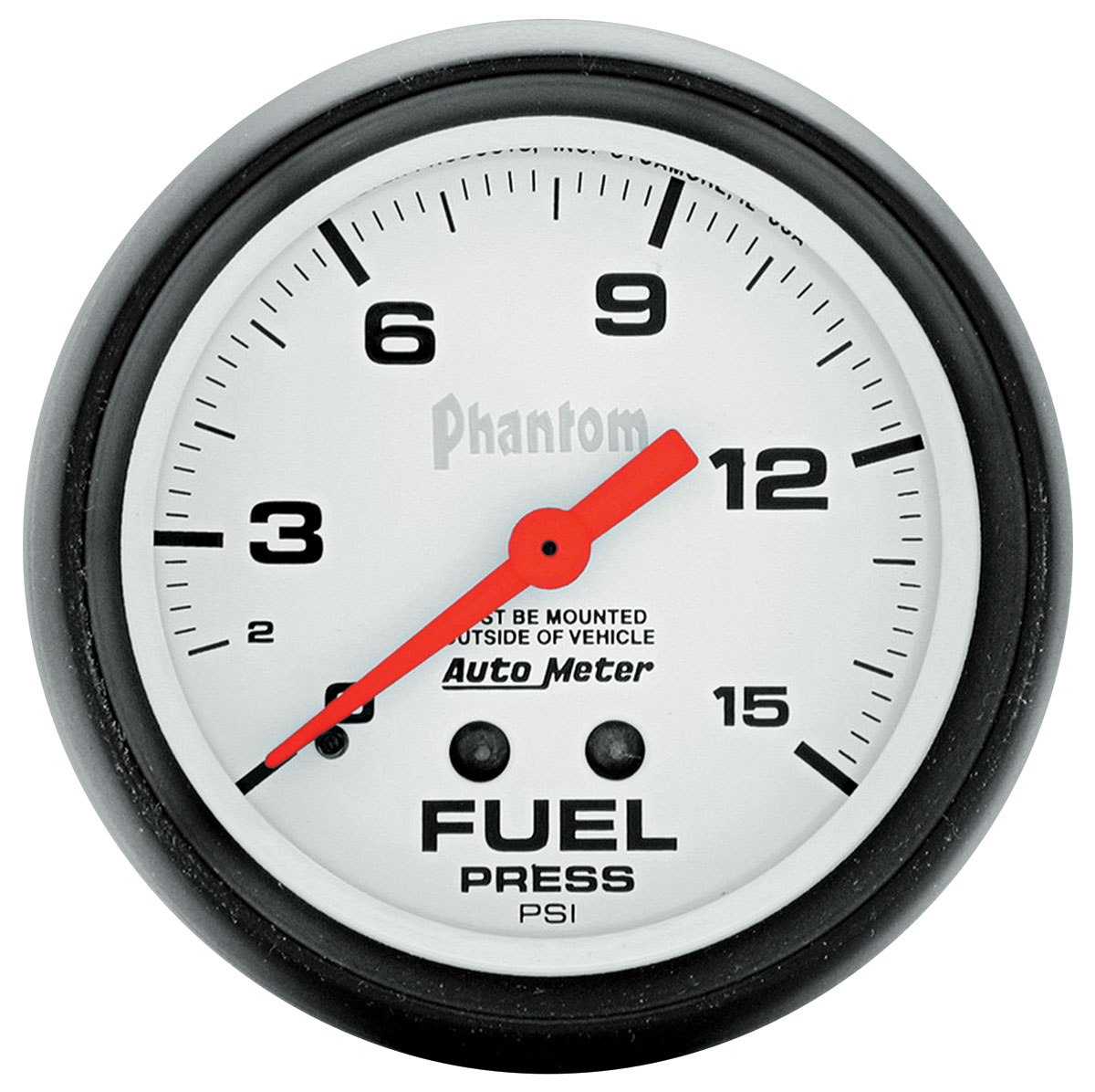 AUTOMETER 19781988 Monte Carlo Gauges, Phantom Series 25/8" Fuel Pressure (015 PSI)