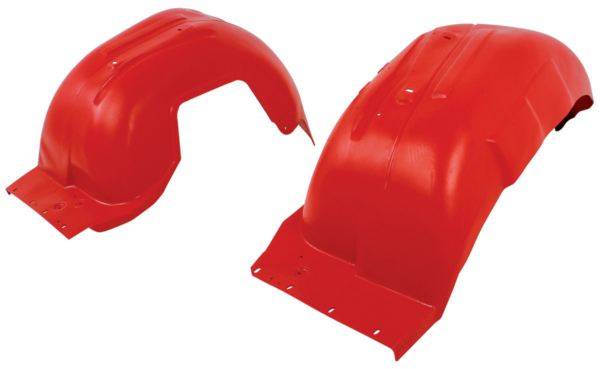 1970 1972 Cutlass 442 Fenderwells Front Inner Red W 30