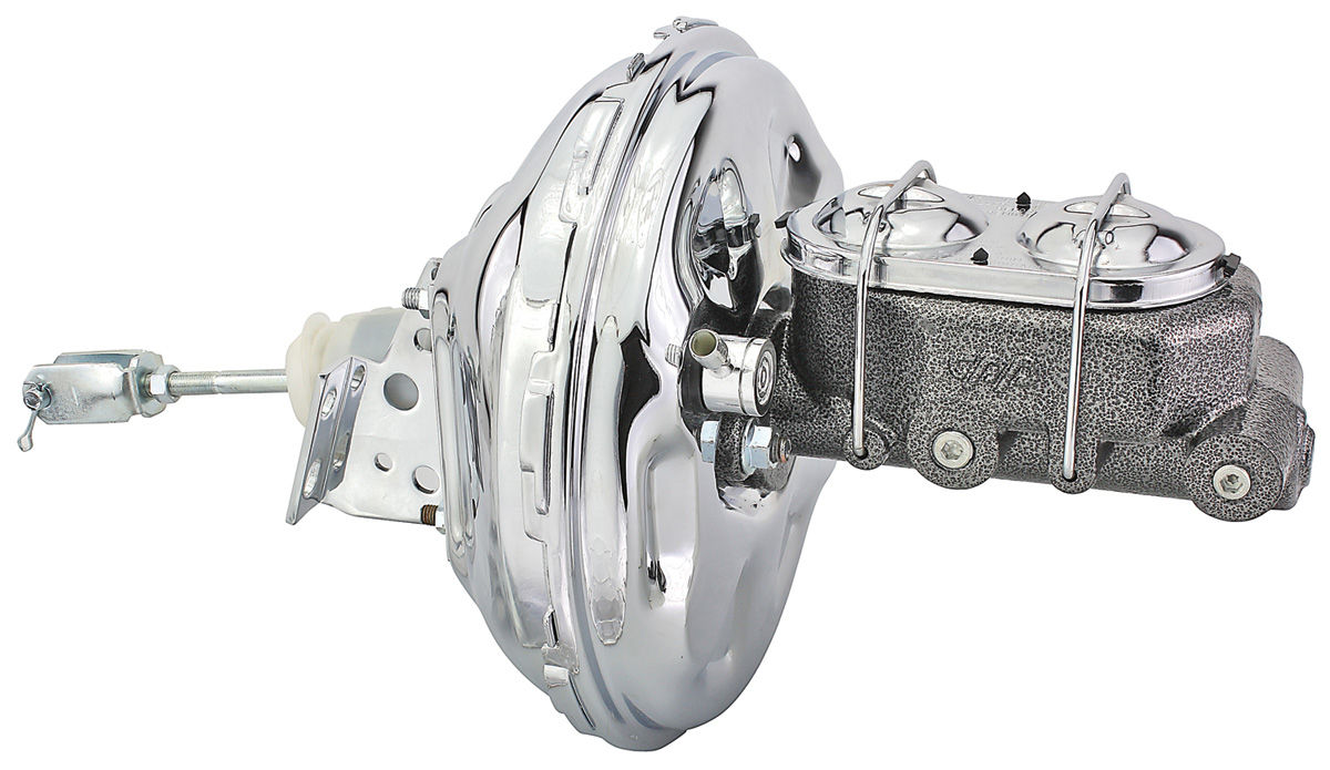 CPP GTO Master Cylinder/Booster Assembly, Full Show 11" w/"hammertone