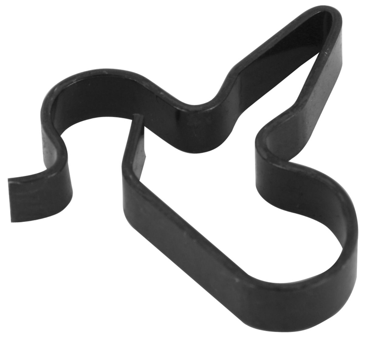 19641972 Chevelle Brake & Fuel Line Clip; Flat LineStyle 1/4" Clip