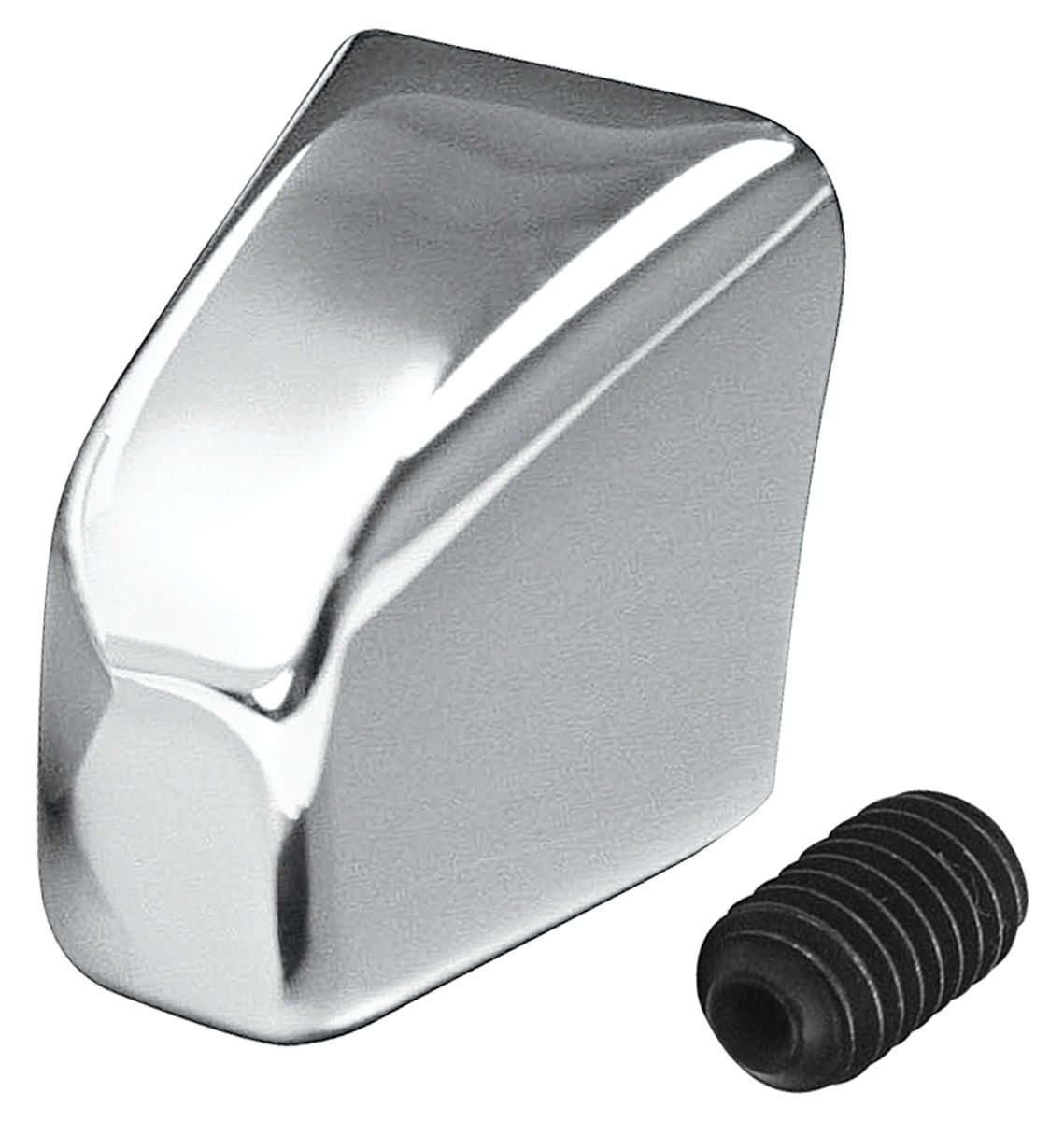 Chevelle Seat Track Adjustment Knob (Front Seat) Chrome (bench release