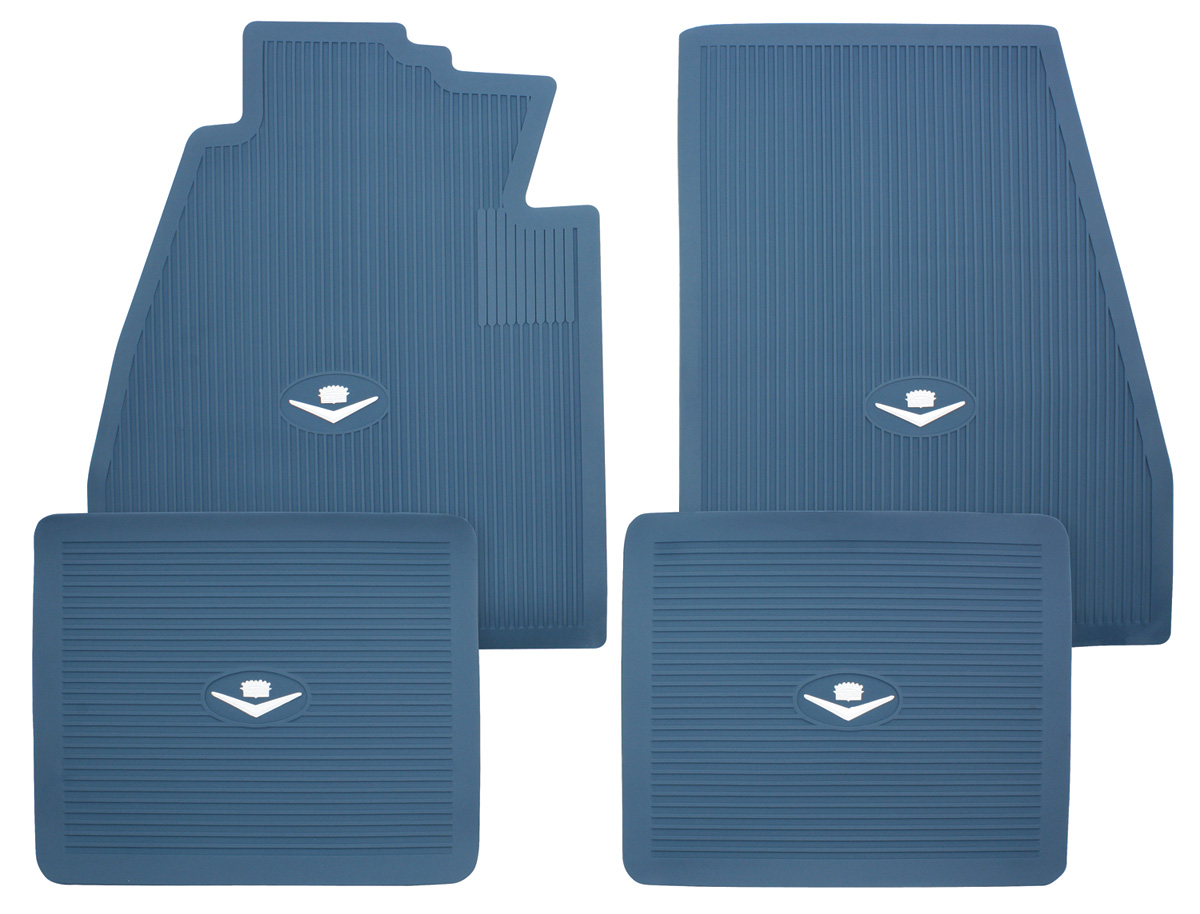 195758 Cadillac Floor Mats, Original Style Rubber