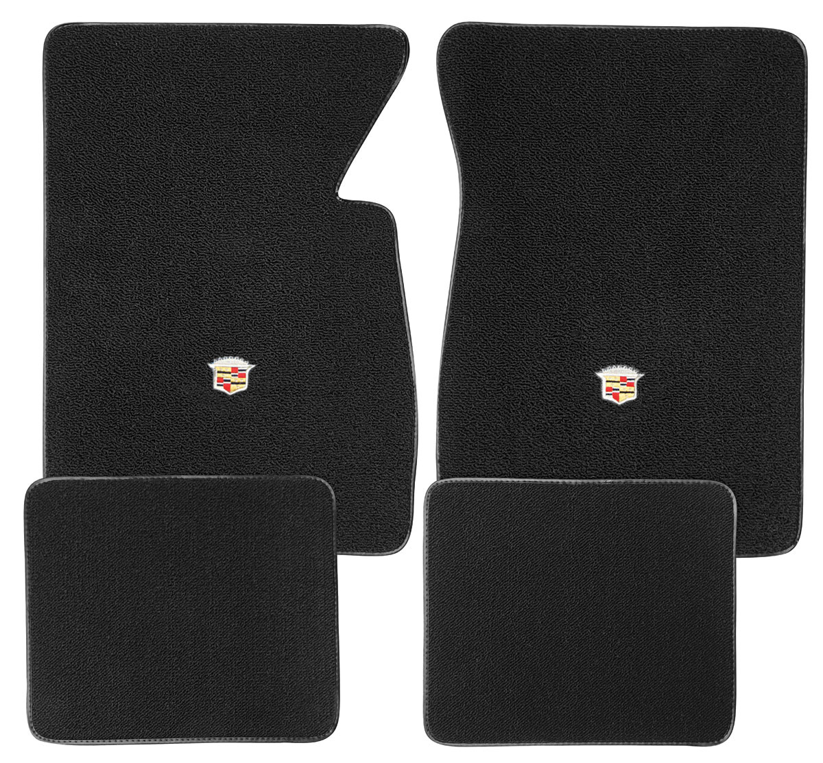 ACC 193693 Floor Mats, Carpet Matched Oem Style (with Cadillac Crest)