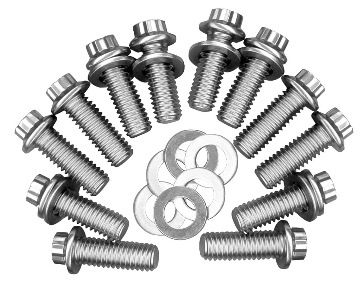 196477 Chevelle Header Bolts, Race Quality BigBlock 12Point Head