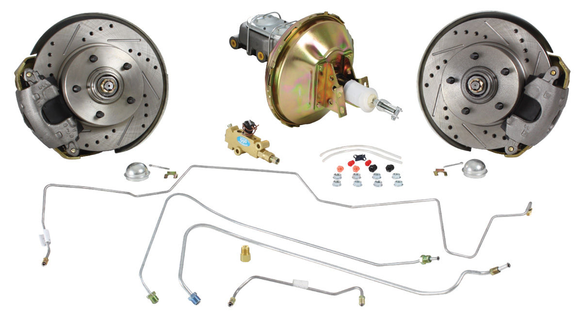 CPP 19681972 LeMans Brake Conversion Kits, Assembled Power (Disc