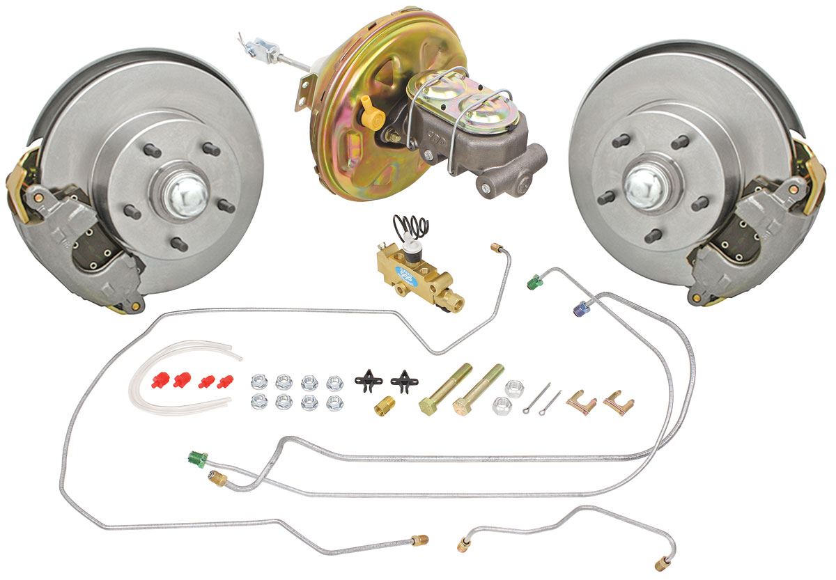 CPP 1967 GTO Brake Conversion Kits, Assembled Power (Disc) Standard