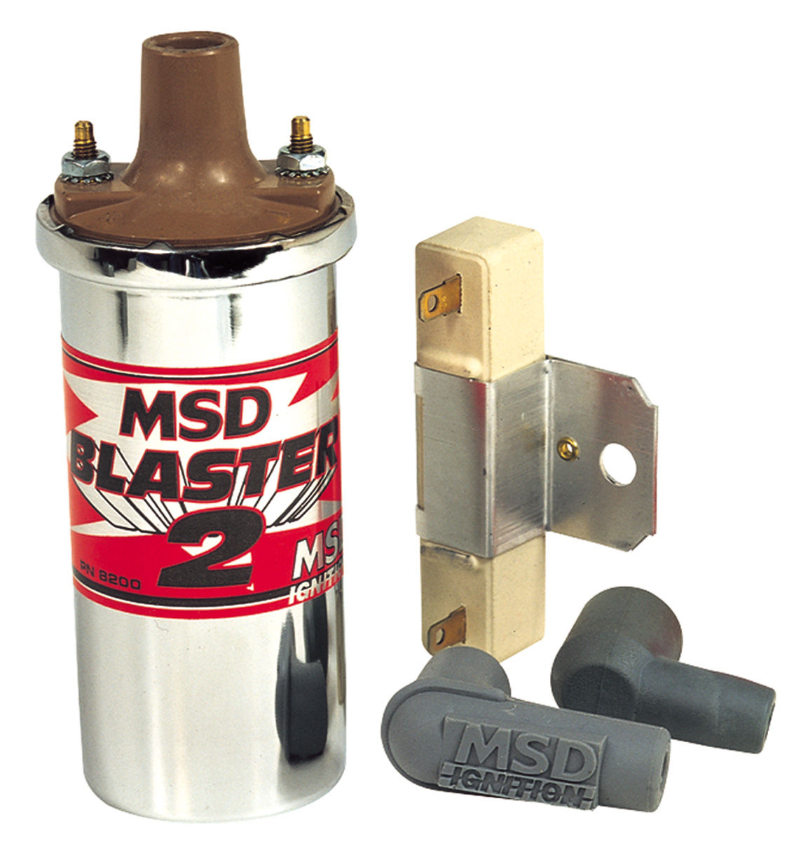 MSD 196177 Cutlass/442 Ignition Coil Kit, Blaster 2 Points Chrome