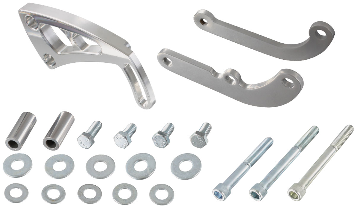 March Performance 196977 Chevelle Power Steering Brackets MidMount