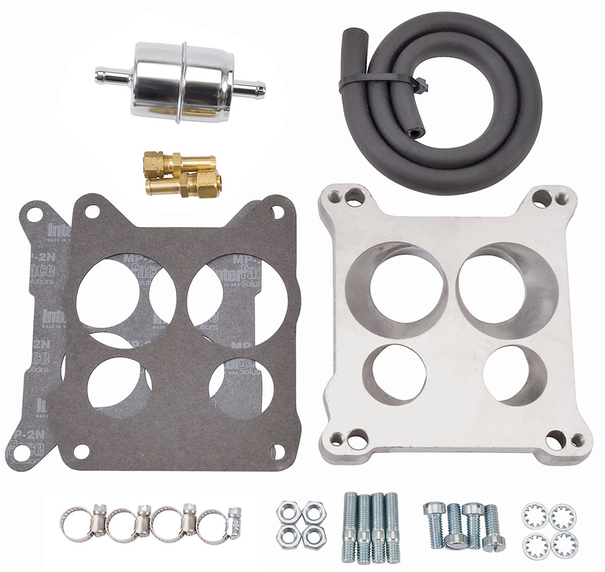 Edelbrock Quadrajet Adapter & Fuel Kit Fits 196472 Cutlass/442