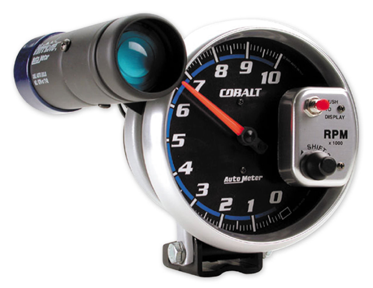Autometer Gauges, Cobalt 5" shiftlite tach (10,000 rpm) Fits 196177