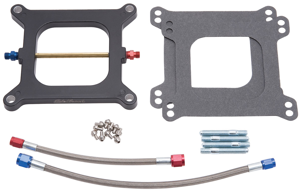 Edelbrock 197888 Monte Carlo Nitrous Plate Kits Std. Flange, SquareBore Carb (100250 HP