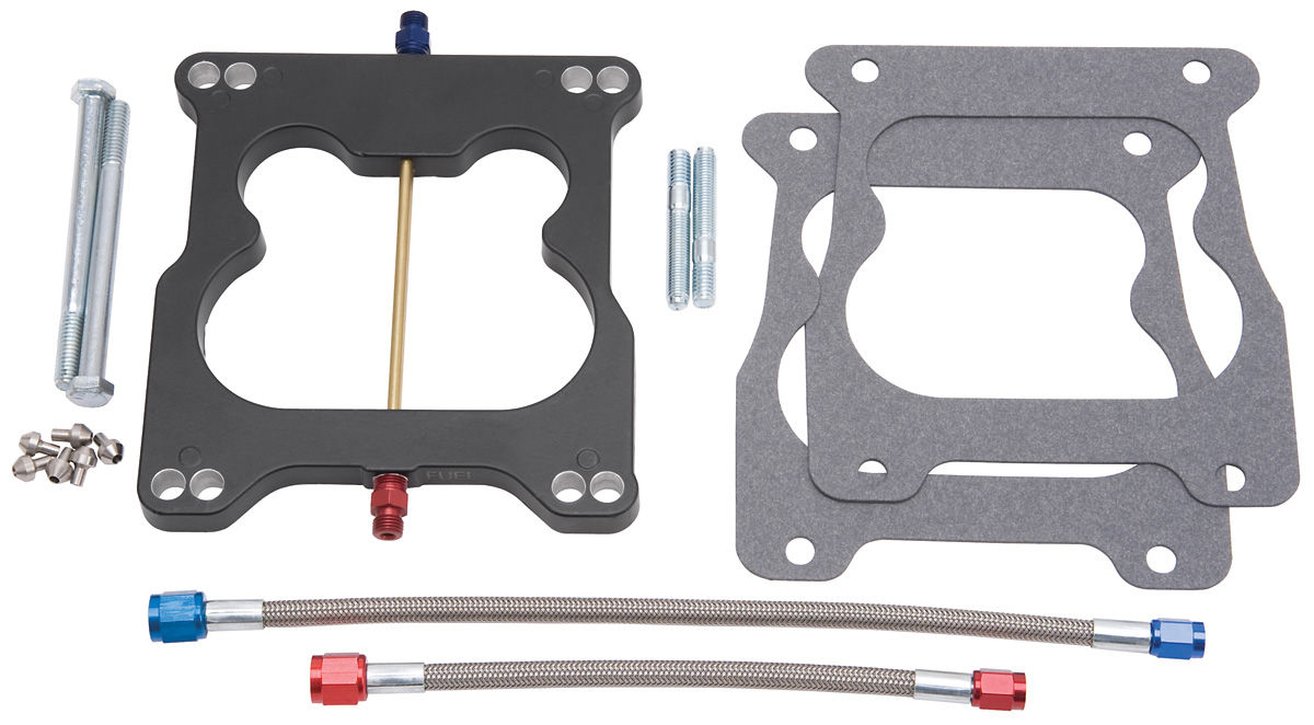 Edelbrock Nitrous Plate Kits spreadbore (Qjet) carb (100250 HP) Fits