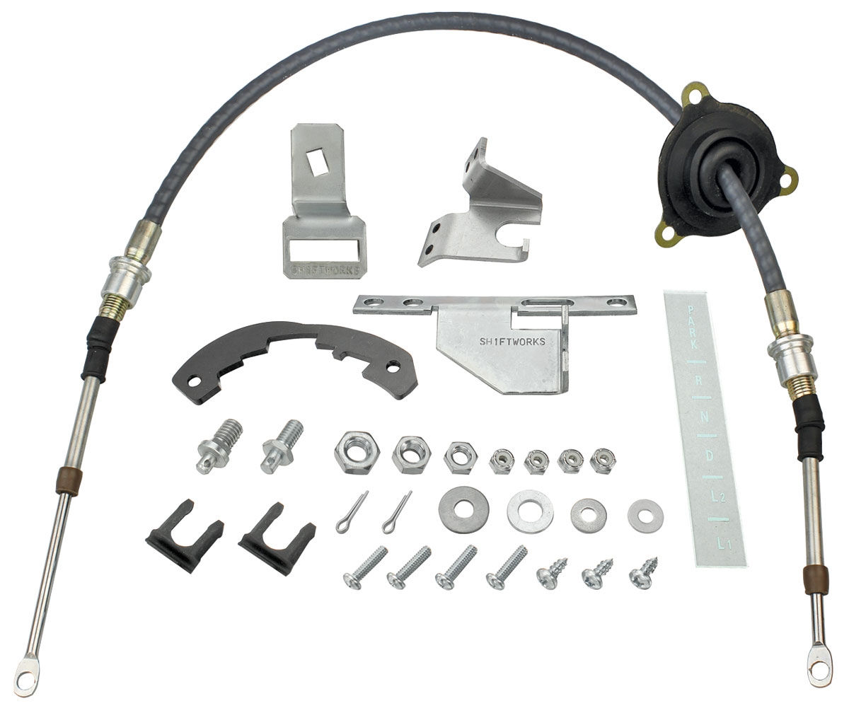 Shiftworks Chevelle Shifter Conversion, Powerglide Th350/Th400 Fits