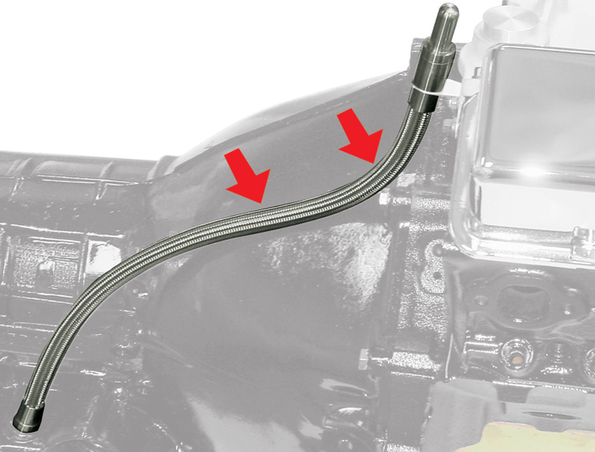 Milodon 1963 76 Riviera Transmission Dipstick Stainless