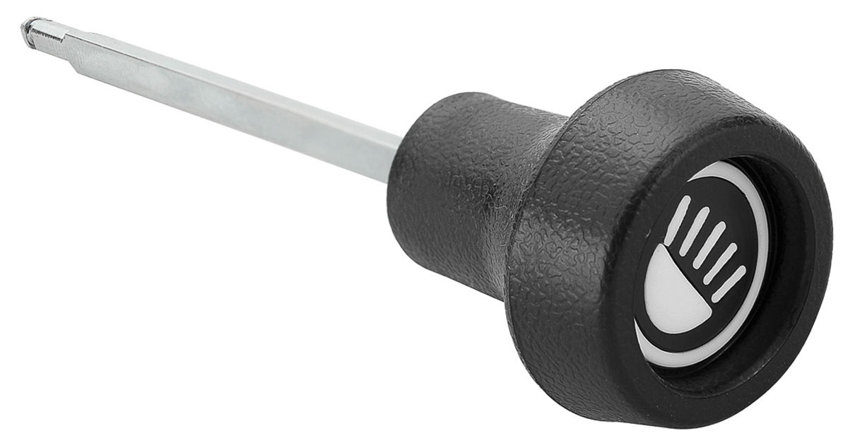 1972 Chevelle Headlight Switch Knob Black