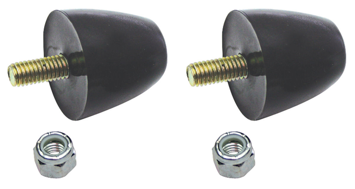 Prothane 196472 Chevelle Axle Bump Stops, Rear (Polyurethane) 19/16