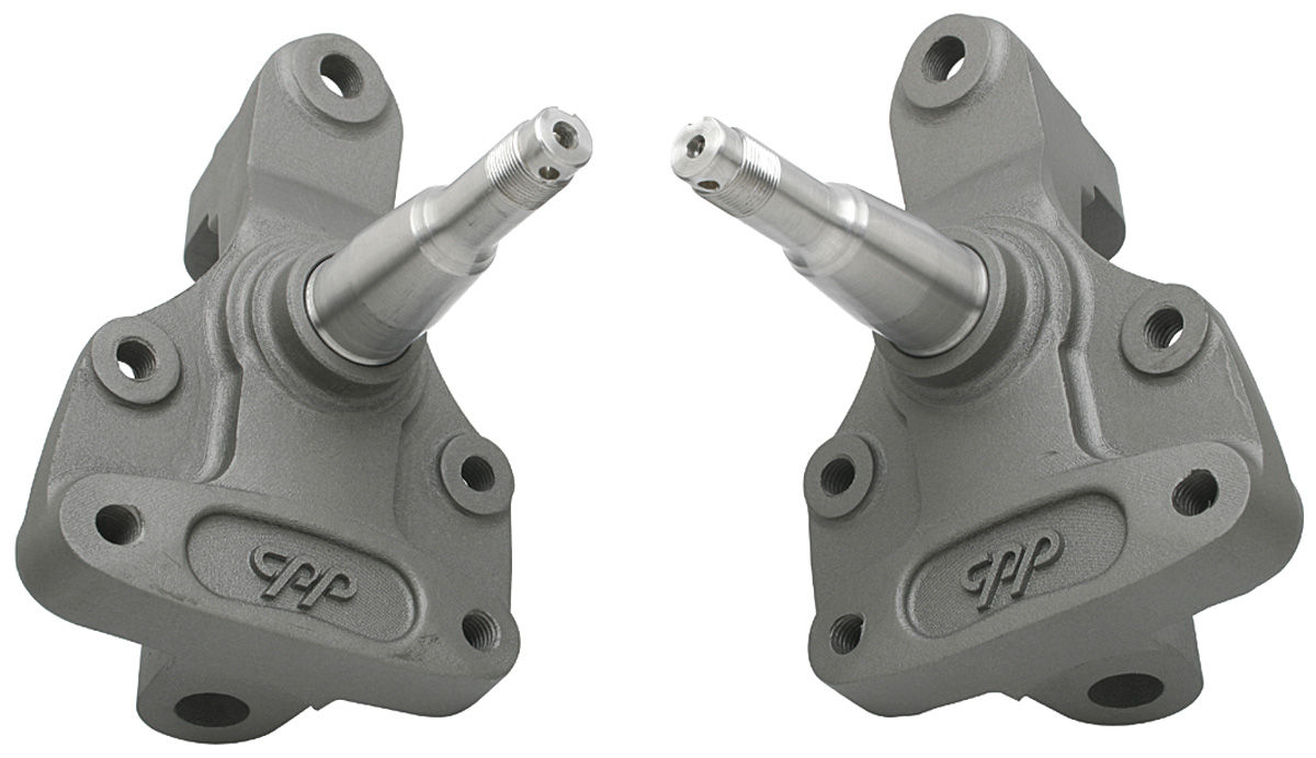 196472 Chevelle Brake Spindles, 2” Drop, by CPP for years 1964