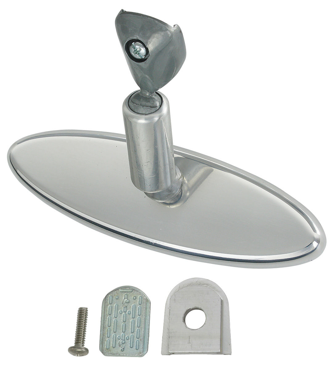 197377 Chevelle Mirror, Inside Rearview (Billet Aluminum Oval