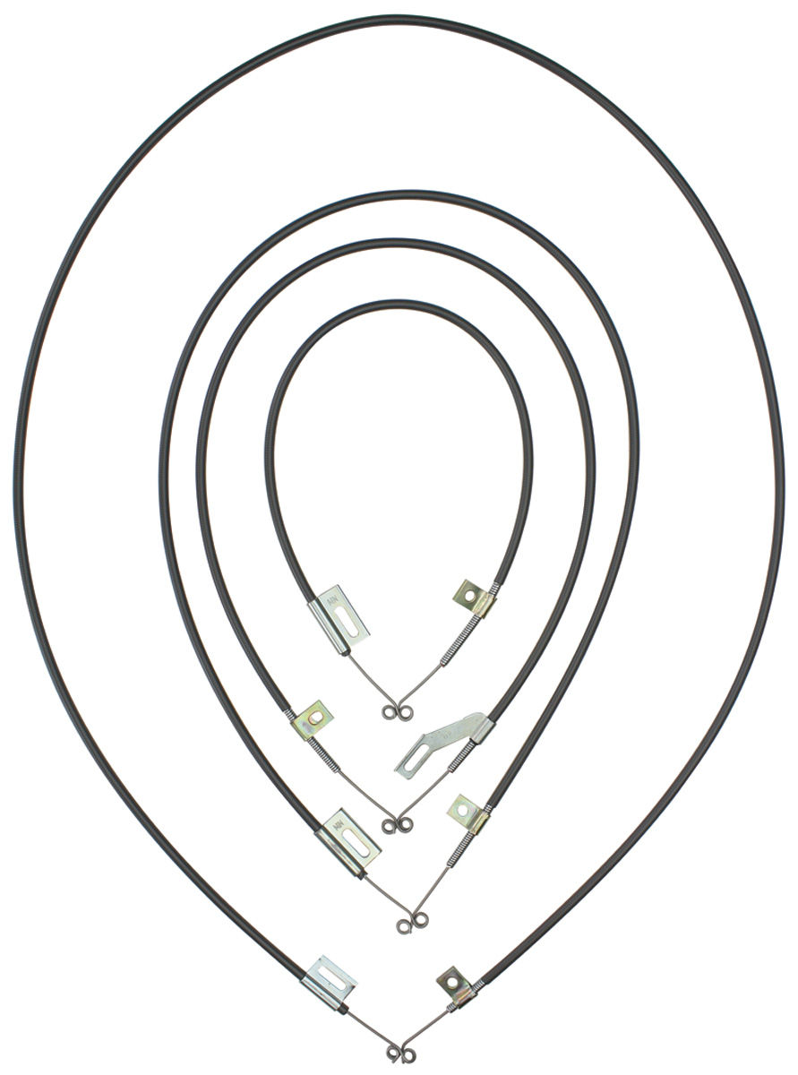 Chevelle Heater & Air Conditioning Control Cable 4 cables Fits 1966