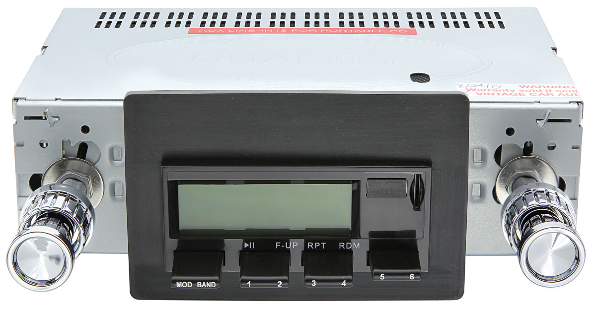 1964 El Camino Stereo, Vintage Car Audio 100 Series Black