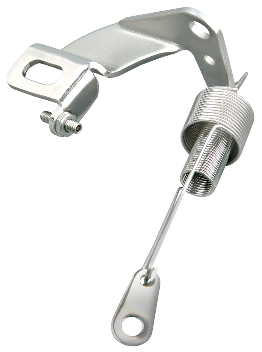 Lokar Throttle Bracket Stainless Steel Natural W Springs