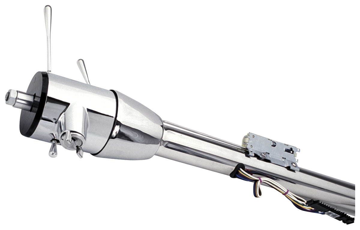197072 Monte Carlo Steering Column, Tilt Floor Shift Polished Finish