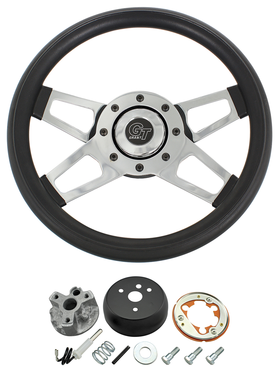 Grant 1966 Chevelle Steering Wheel Kits, Challenger Series Chrome Wheel