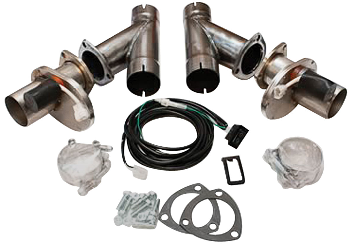 DOUG'S HEADERS 196172 Skylark Exhaust Cutouts, Electric 3"