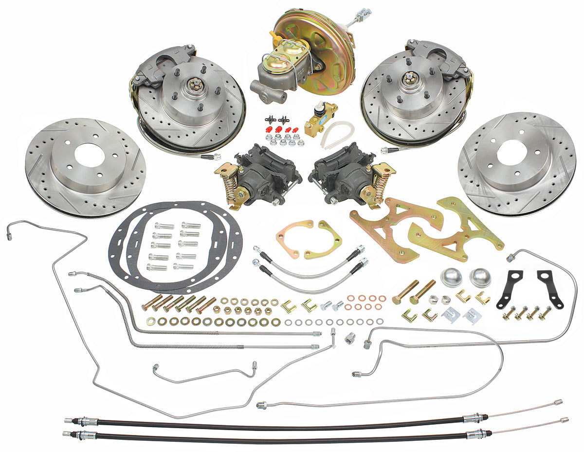 CPP 19681972 Chevelle Brake Conversion Kits, Front & Rear Disc Standard Booster Deluxe Kit