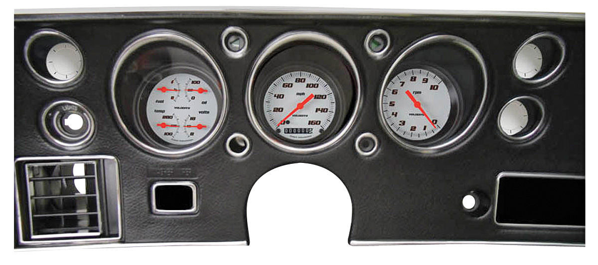 Classic Instruments El Camino Gauge Conversion Kit, 197072 160 Mph Speedometer / 10,000 Rpm