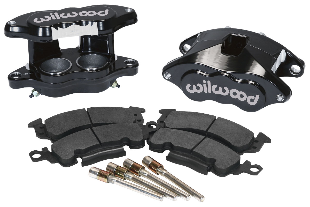 196472 Chevelle Brake Caliper Kits, D52 Front Black Powder Coat, by