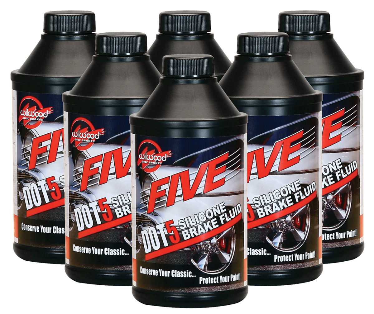 196173 GTO Brake Fluid Five Dot 5 Silicon Brake Fluid 6Pack, by