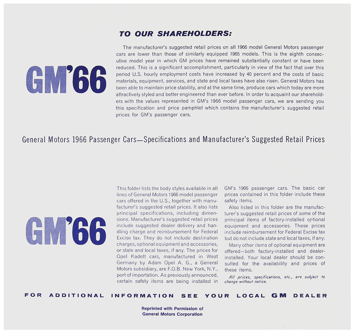 Suggested Retail Price Listing Gm Manufacturers Opgi Com