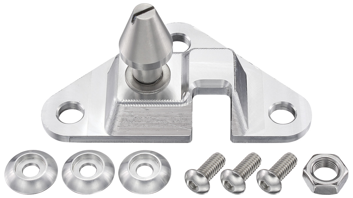 Eddie Motorsports 1967 Chevelle Hood Latch Catch Assembly, Billet